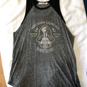 Obey cut off tank top